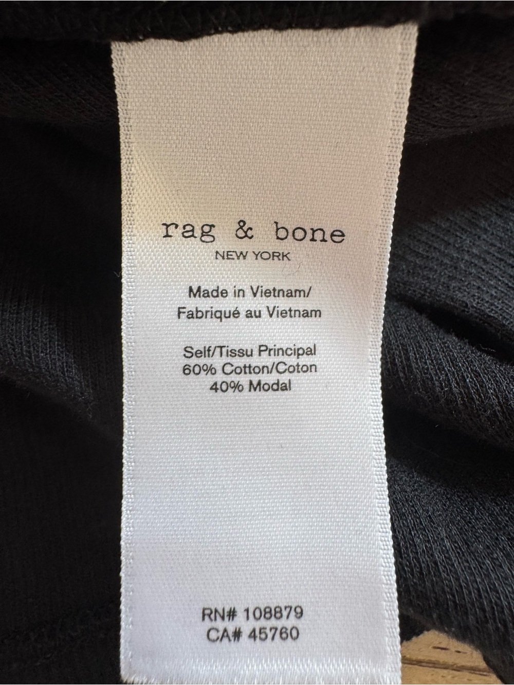 NWT Rag & Bone Ribbed Short Sleeve Tee‎ M - Picture 6 of 6
